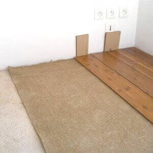isolation phonique feutre de chanvre sous parquet
