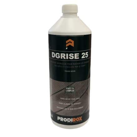 Dégriseur nettoyant bois extérieurs Biorox Dgrise25