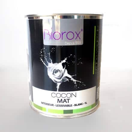 Peinture bio Cocon Biorox 1 litre BLANC
