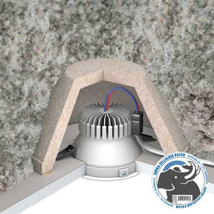 Capot de spot LED à base de vermiculite