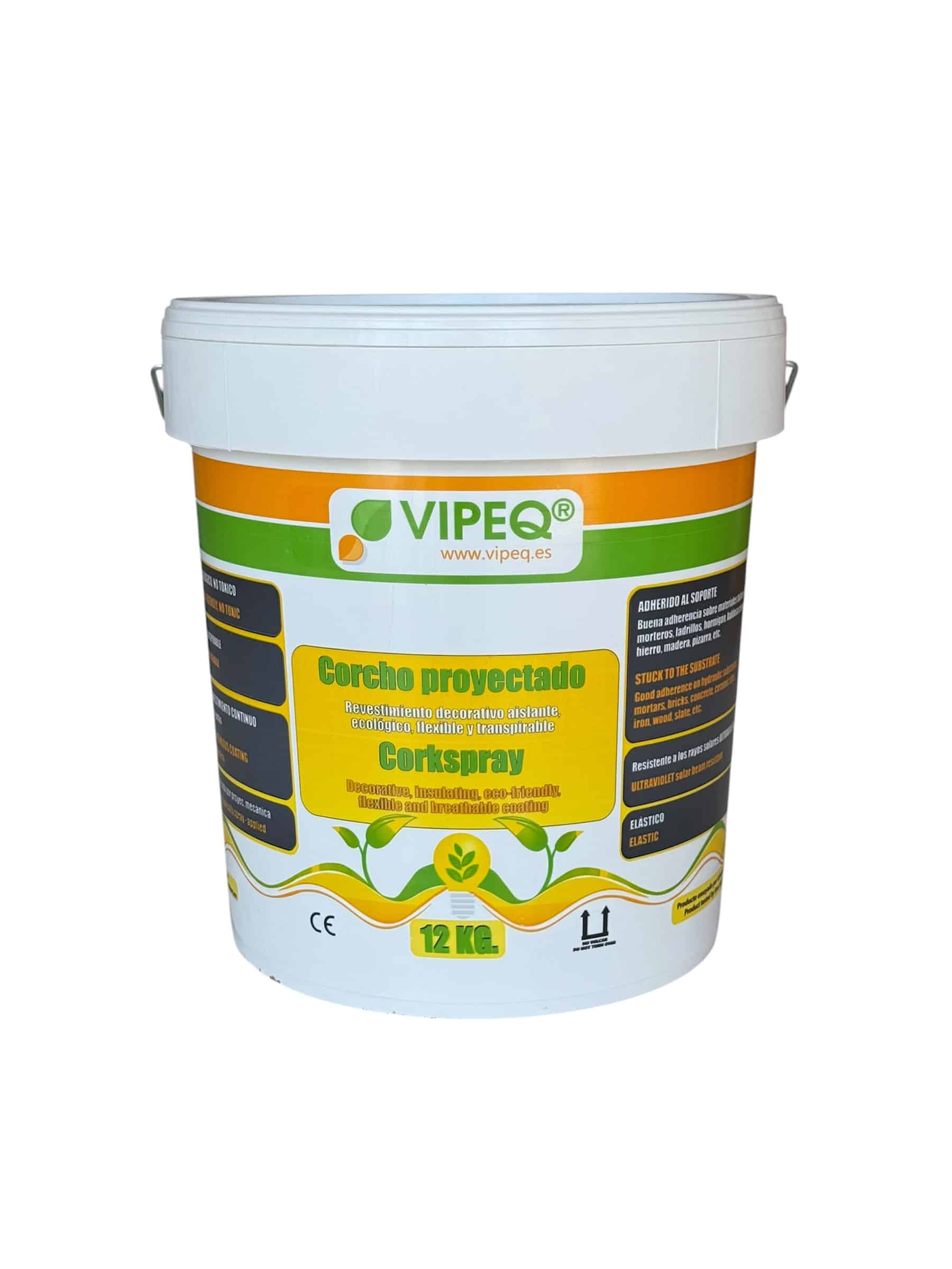 Liège projeté isolant pour van et fourgons - VIPEQ F08 Naturel